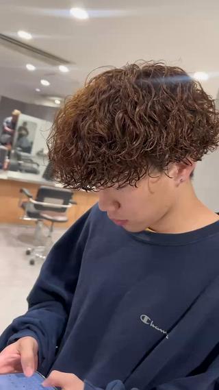 カラー パーマ メンズ 33〖SASA〗大阪店所属・西野 翔太のヘアスタイル