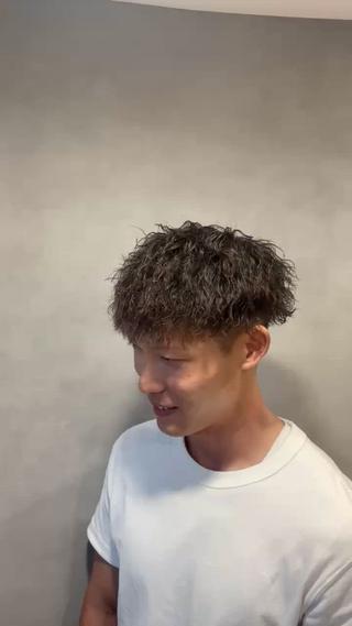 パーマ メンズ 33〖SASA〗大阪店所属・西野 翔太のヘアスタイル