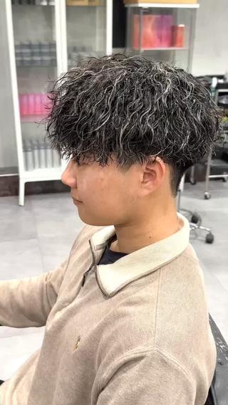 カラー パーマ メンズ 33〖SASA〗大阪店所属・西野 翔太のヘアスタイル