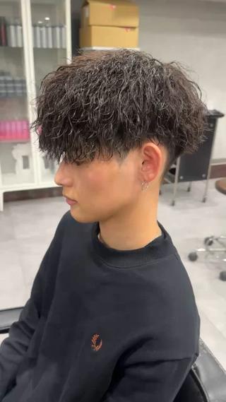 パーマ メンズ 33〖SASA〗大阪店所属・西野 翔太のヘアスタイル