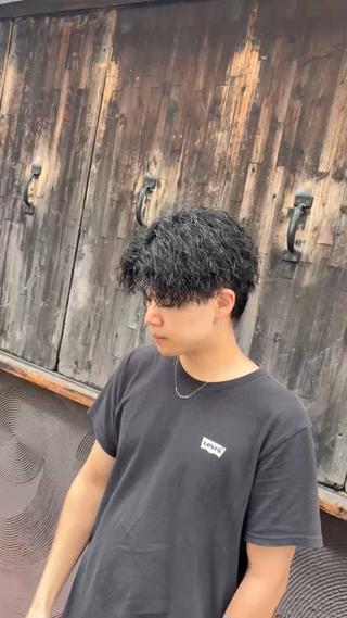 縦落ちパーマいけすぎ 