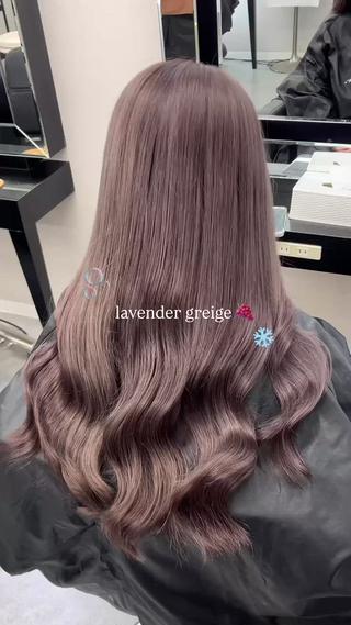 ロング 🎀ハイトーン. 難波.RISA🎀のヘアスタイル
