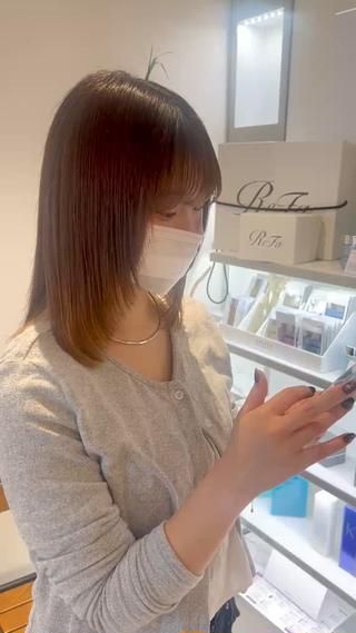 ミディアム 9o'clock 盛岡大通店 【ナインオクロック】所属・9o'clock 大通店 ひなののヘアスタイル