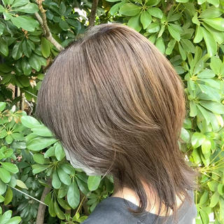 ショート カラー 髪質改善/縮毛矯正 /美髪カラー/こてのヘアスタイル