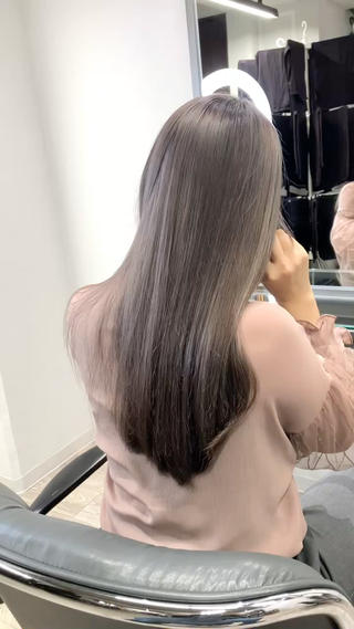 ロング 髪質改善/縮毛矯正 /美髪カラー/こてのヘアスタイル