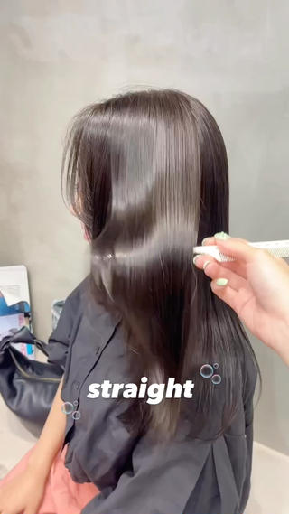 ロング カラー ナツミ/透明感カラー /酸性ストレートのヘアスタイル