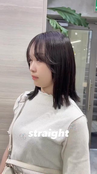 ロング カラー メンズ ナツミ/透明感カラー /酸性ストレートのヘアスタイル