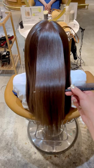 #美髪矯正　#ツヤ髪 