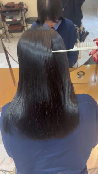 ロング カラー ♡うる艶透明感カラー /にしじまくるみ♡のヘアスタイル