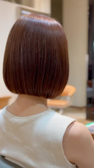ショート ボブカット/ 明千のヘアスタイル