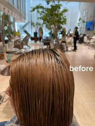 ブリーチに色を入れてみました！綺麗なピンクに仕上がりました! 