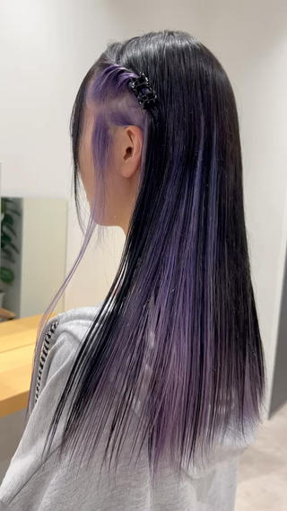 塗り分けカラー+2,200円のメニューになります