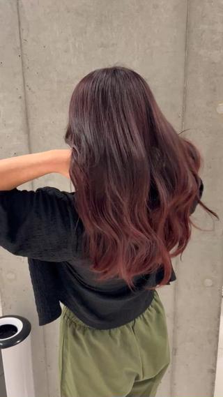 セミロング カラー shizuna/天神 /メンズ/ボブのヘアスタイル