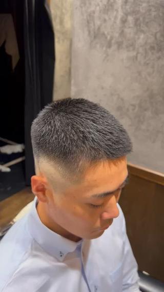 坊主フェード 