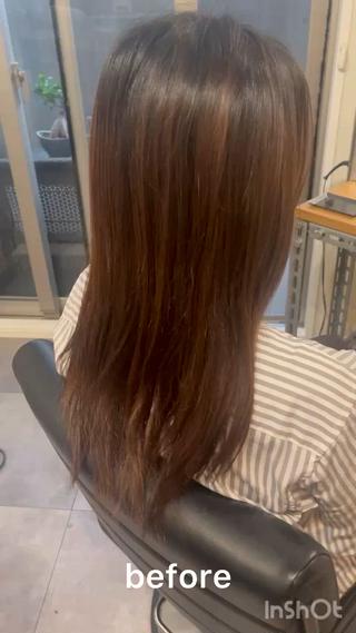 セミロング OFF YUYAのヘアスタイル