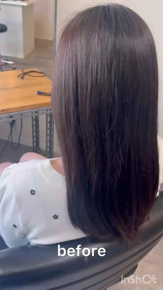 セミロング OFF YUYAのヘアスタイル