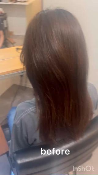 セミロング OFF YUYAのヘアスタイル