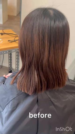 ミディアム OFF YUYAのヘアスタイル