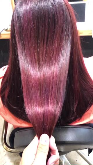 ロング カラー 舘野 太嘉宏のヘアスタイル