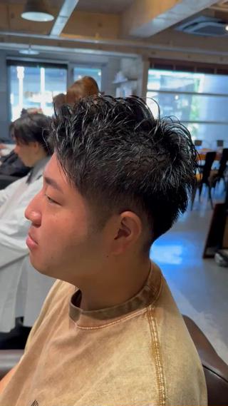 ショート メンズ 三宅 亨表のヘアスタイル