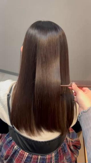 ロング 赤みなしカラー🍐/ 艶髪✨/ririkaのヘアスタイル