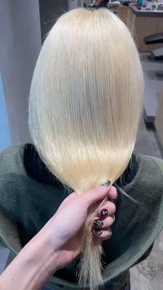 カラー ハイトーン/ブリーチ /ウルフ/しゅーたのヘアスタイル