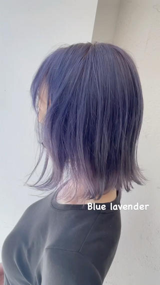 セミロング カラー 島崎 凌のヘアスタイル