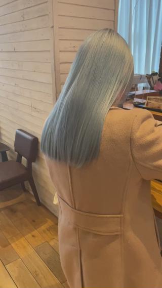 ロング カラー youres hair はなれ店所属・髪質改善🌸縮毛矯正 専門家💖後藤のヘアスタイル