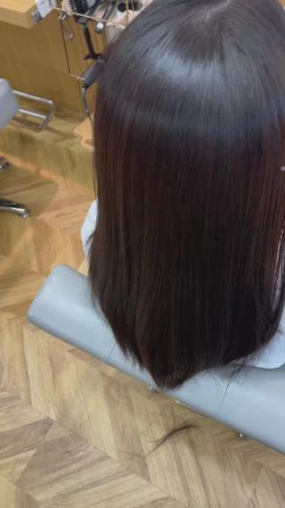 ロング カラー パーマ youres hair はなれ店所属・最高峰🌈髪質改善 縮毛矯正💖後藤のヘアスタイル