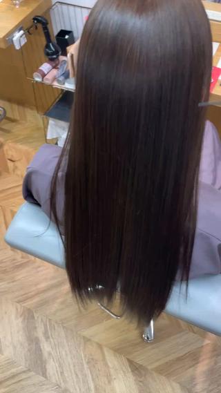 ロング カラー パーマ youres hair はなれ店所属・最高峰🌈髪質改善 縮毛矯正💖後藤のヘアスタイル