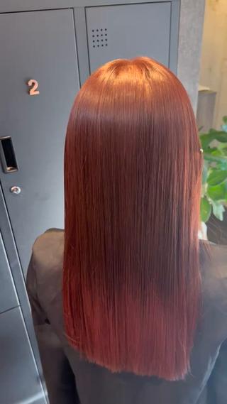 ロング カラー パーマ youres hair はなれ店所属・最高峰🌈髪質改善 縮毛矯正💖後藤のヘアスタイル