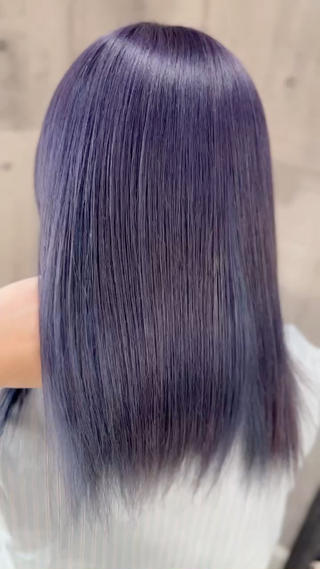 セミロング カラー メンズ 🫧寒色カラー海老名 NO,1🫧かずきのヘアスタイル