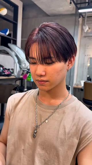 ピンクブラウン 