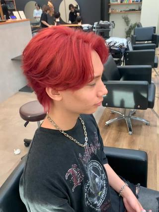 カラー メンズ BLEACHi 高崎店所属・BLEACHi高崎店 /湯浅泳作のヘアスタイル