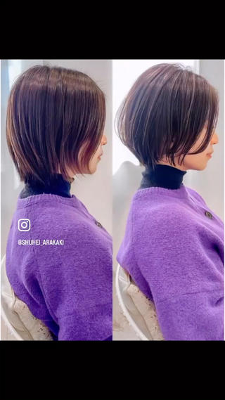 ショート カラー uni private salon所属・uni ボブ ショートカット特化のヘアスタイル