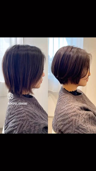 ショート カラー uni private salon所属・uni ボブ ショートカット特化のヘアスタイル