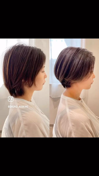 ショート カラー uni private salon所属・uni ボブ ショートカット特化のヘアスタイル