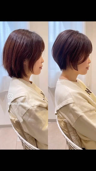 ショート カラー uni private salon所属・uni ボブ ショートカット特化のヘアスタイル