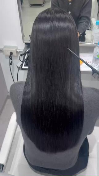 ロング カラー 🕯コバ/レイヤー/ 透明感/縮毛🕯のヘアスタイル