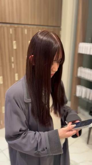 ロング カラー 🕯コバ/レイヤー/ 透明感/縮毛🕯のヘアスタイル