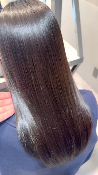 セミロング 巻ける美髪矯正/ 韓国ヘア/yutaのヘアスタイル