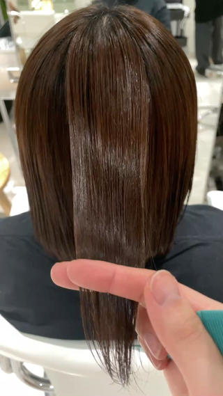 たくさん頑張ったので
とぅるんな縮毛矯正できるようになりました( ◜▿◝ )♡
ぜひお任せ下さい!