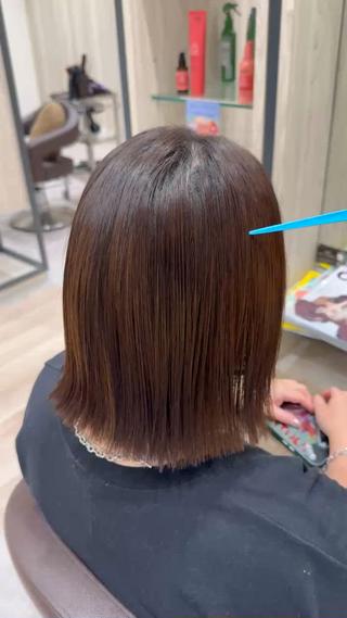 ミディアム 森脇 龍星のヘアスタイル