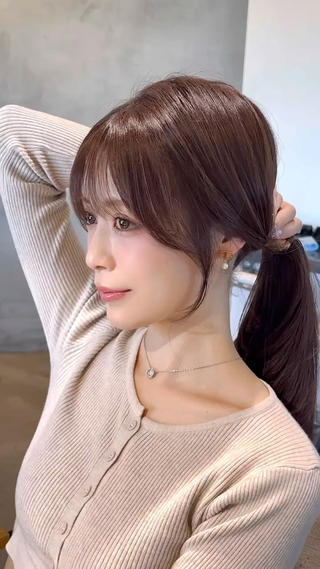 ロング カラー ♠️暗髪レイヤー♠️ 中山唯斗のヘアスタイル