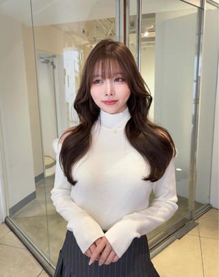 ロング カラー 🫧暗髪レイヤー🫧 中山唯斗のヘアスタイル