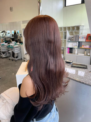 ロング カラー ハイトーン/ブリーチ 🤍足立里湖のヘアスタイル