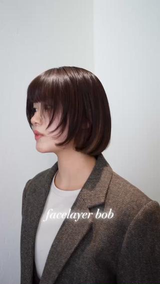 ショート カラー 櫻井　悠樹/ 艶カラーのヘアスタイル