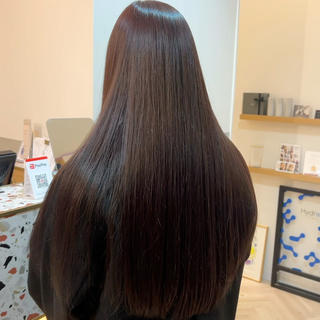 ロング カラー 艶カラー/透明感 /ヒグチアオイのヘアスタイル
