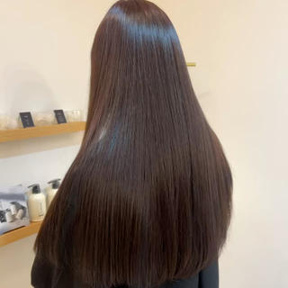 ロング カラー 艶カラー/透明感 /ヒグチアオイのヘアスタイル