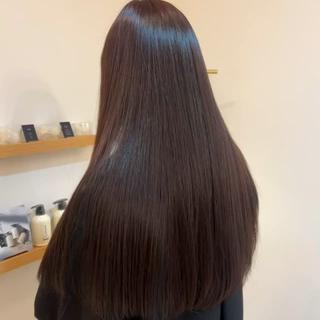 ロング カラー 艶カラー/透明感 /ヒグチアオイのヘアスタイル